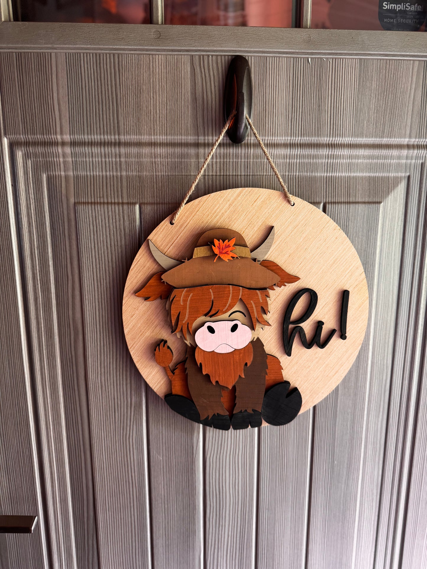 Cow Door Hanger w/ Inserts
