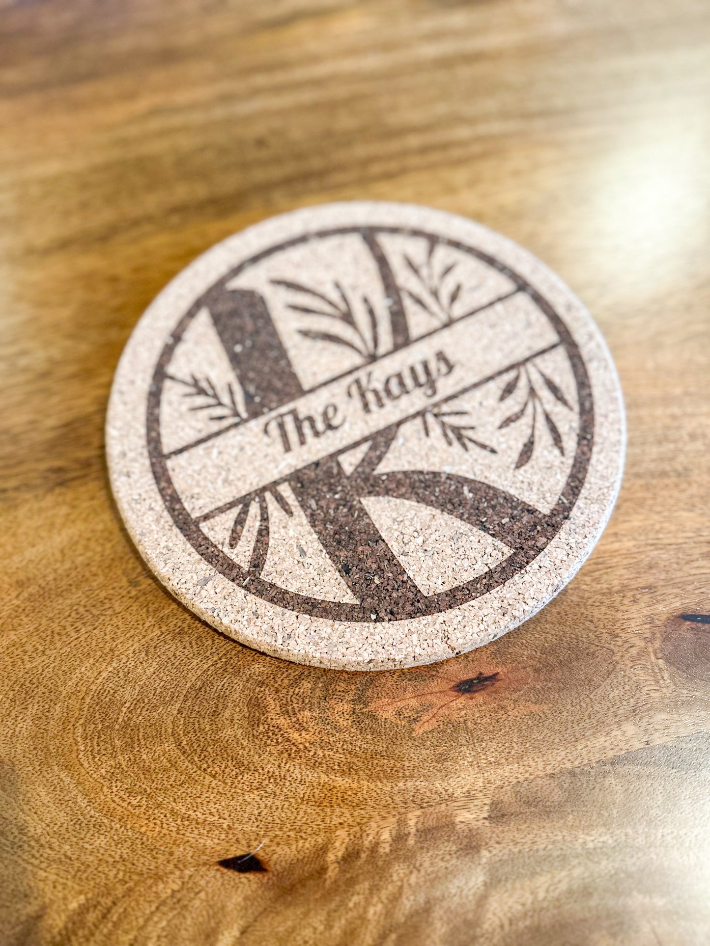 Monogram Cork Trivet