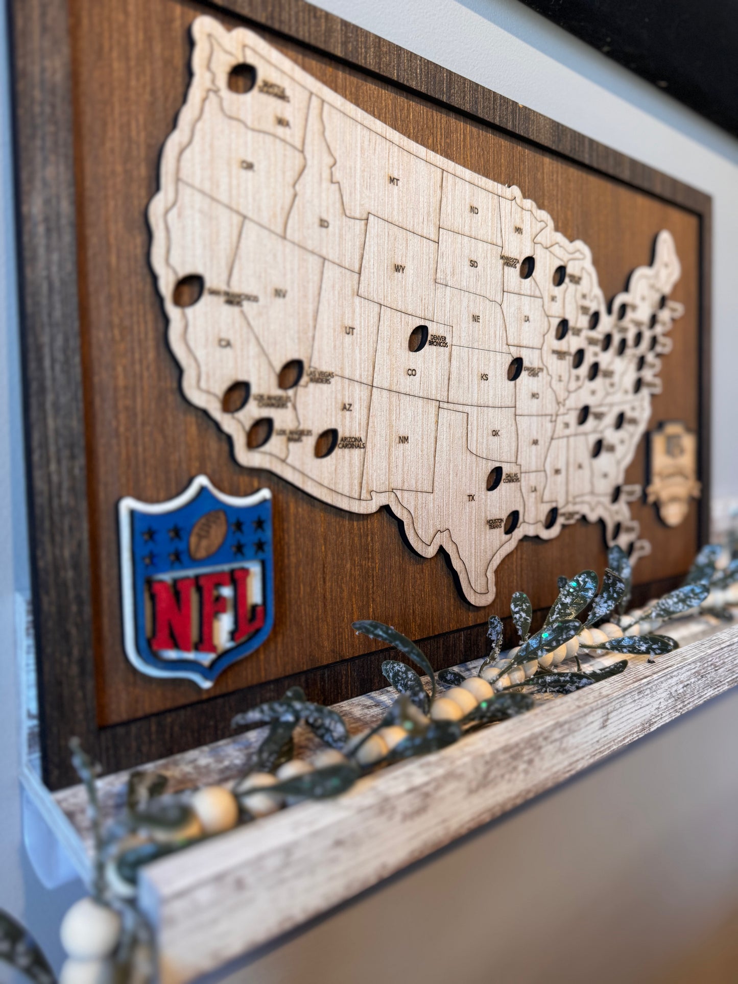 NFL Stadium Bucket List Map